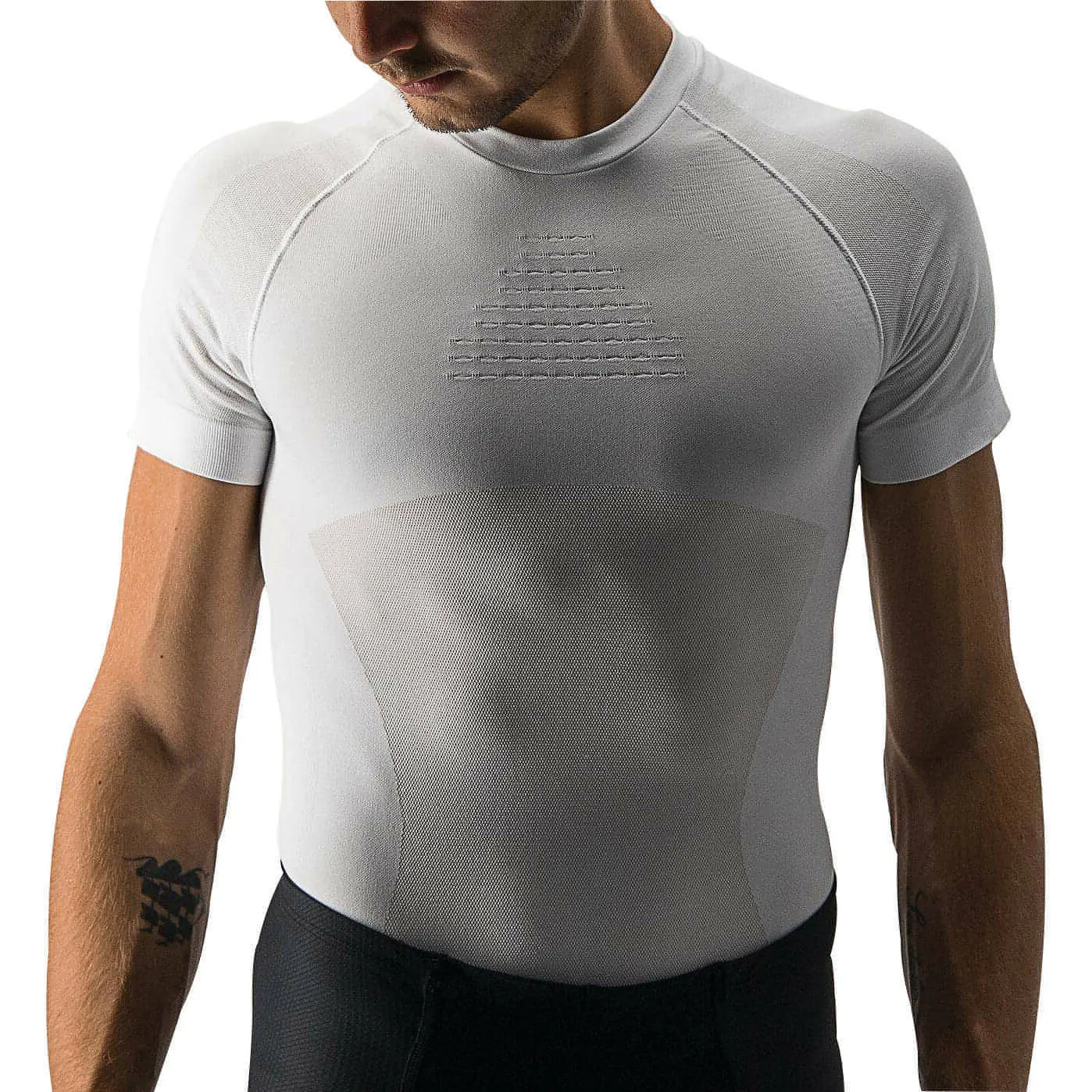 Castelli Core Seamless Short Sleeve Mens Cycling Base Layer - White