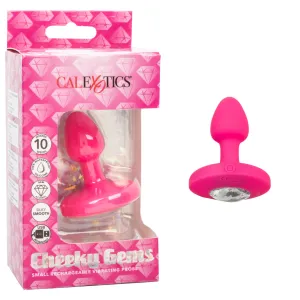 Cheeky Gems™ Small Rechargeable Vibrating Probe - Pink