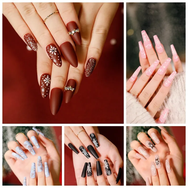 Christmas Coffin Gel Pink Snow