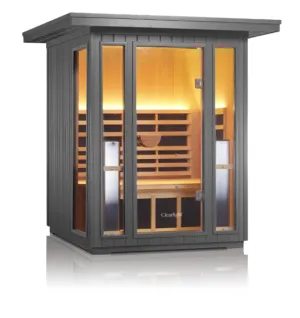 CLEARLIGHT SANCTUARY OUTDOOR 2 OUTDOOR FULL SPECTRUM 2 PERSON INFRARED SAUNA