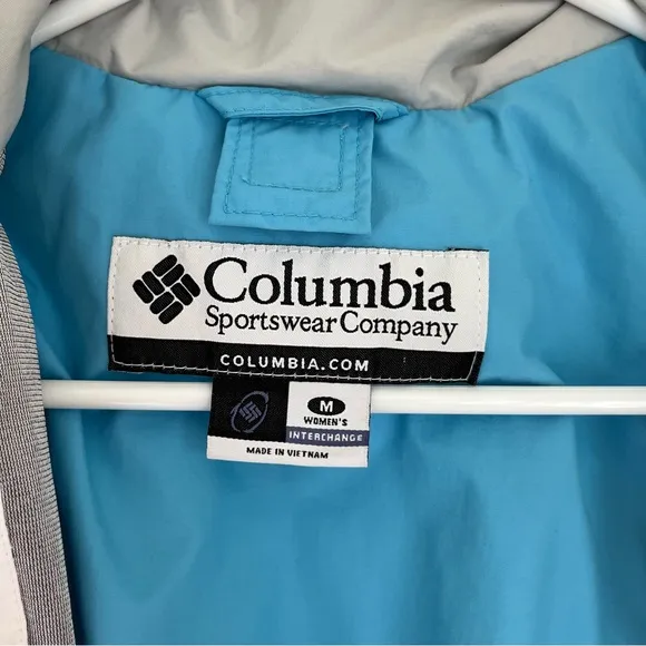 Columbia Vintage Interchange Ski‎ Snow Jacket Snowboard Winter Shell Waterproof