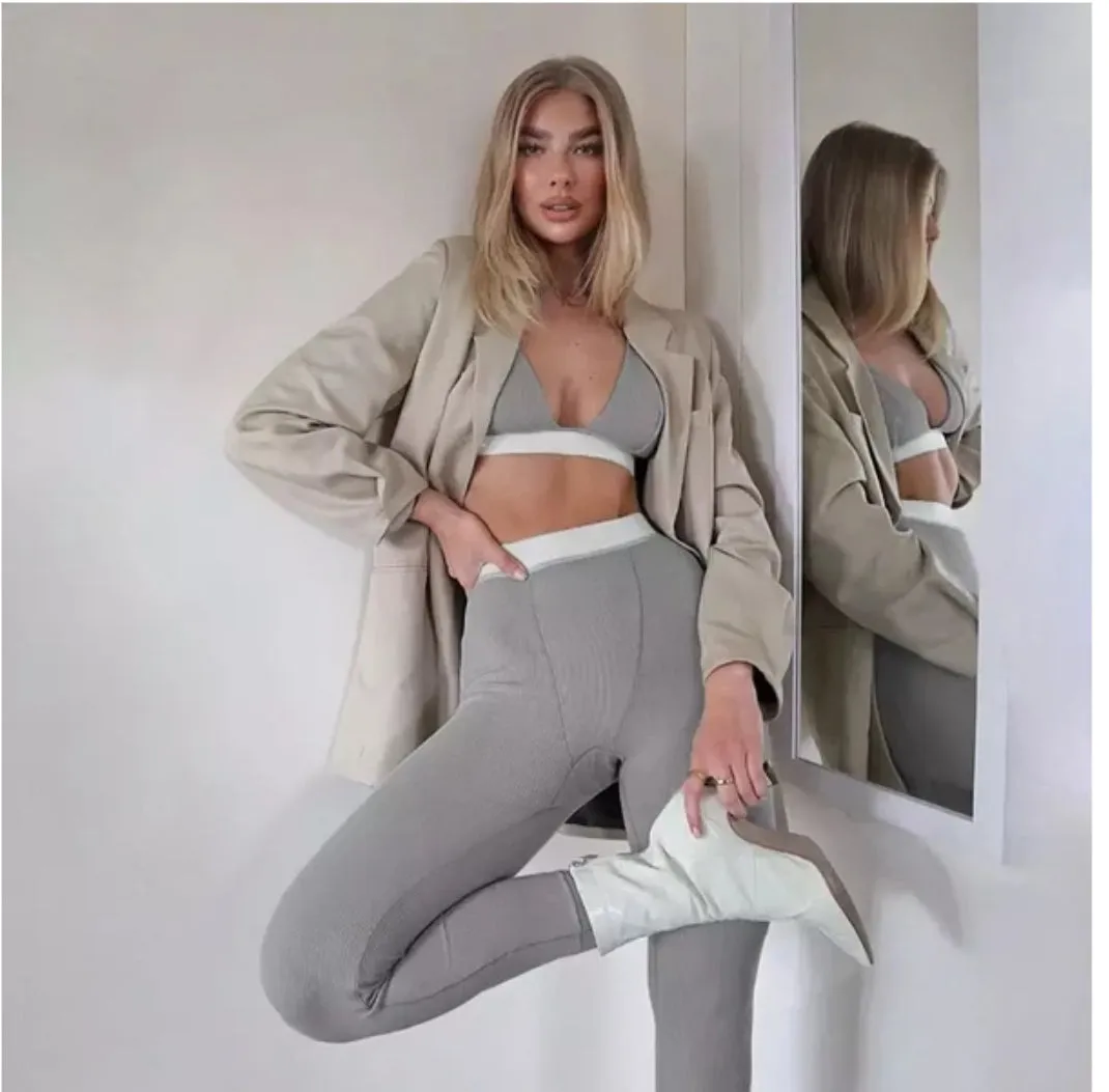 Cotton Lounge Set (Cement)
