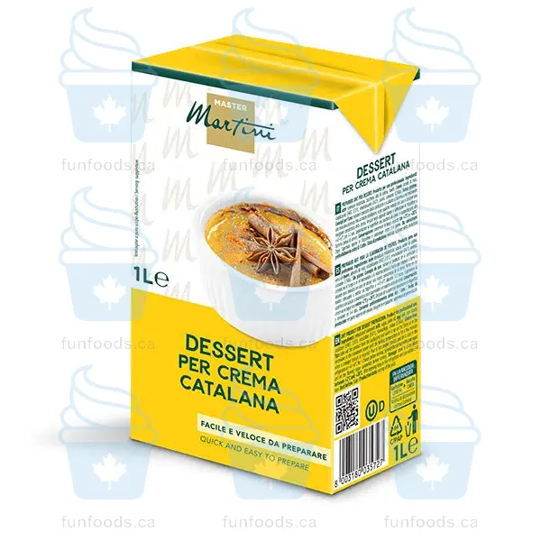 Crema Catalana Dessert Base - Case of 12 x 1L - Master Martini Canada