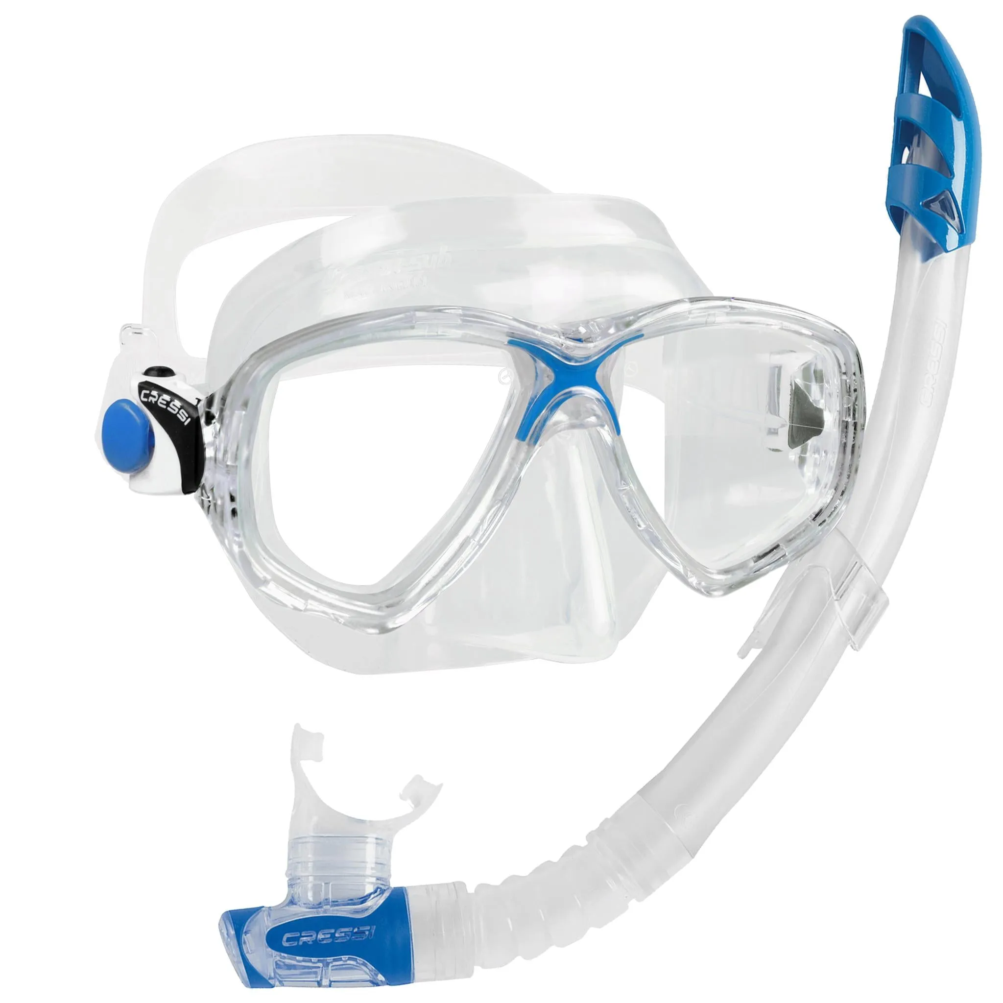 Cressi Marea Mask, Gamma Snorkel & Agua Snorkelling Fins