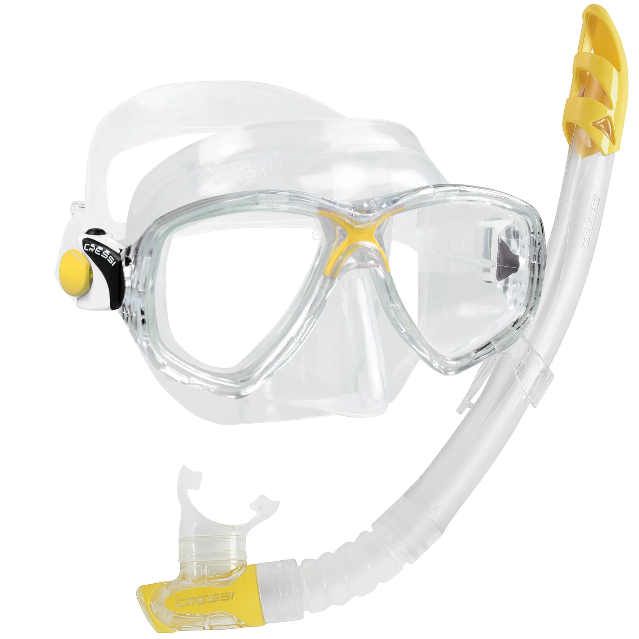 Cressi Marea Mask, Gamma Snorkel & Agua Snorkelling Fins