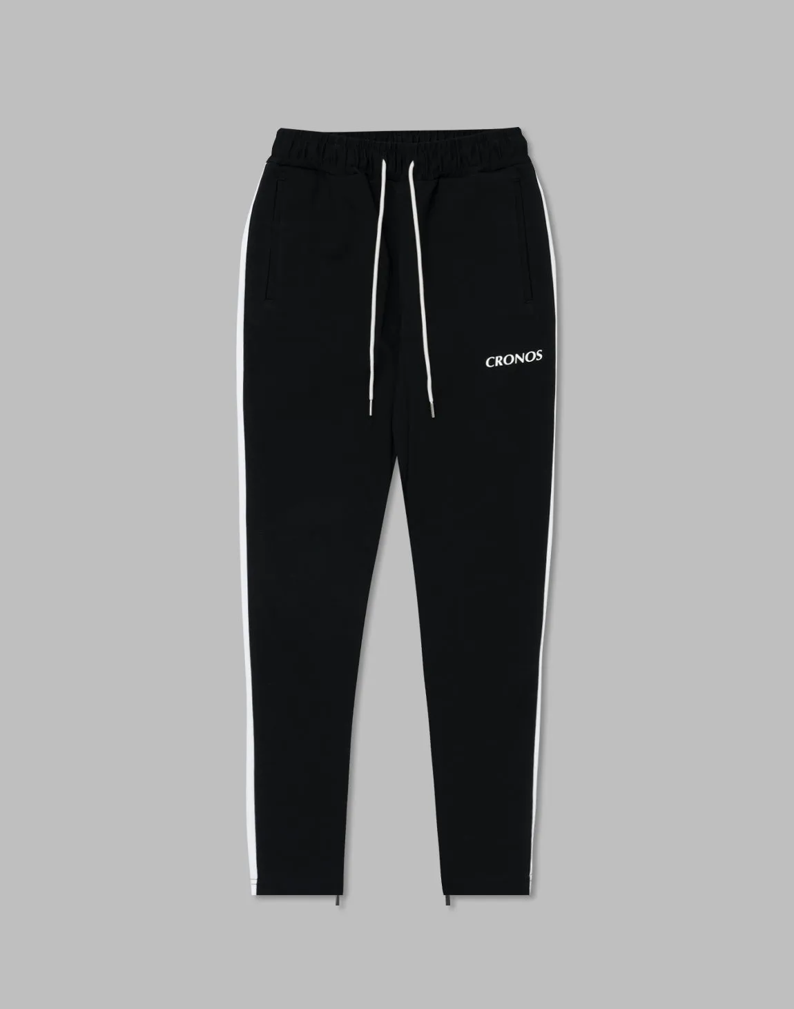 CRONOS WOMEN 2LINE STRETCH PANTS【BLACK】