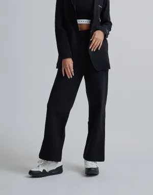 CRONOS WOMEN EASY CARE STRETCH PANTS【BLACK】