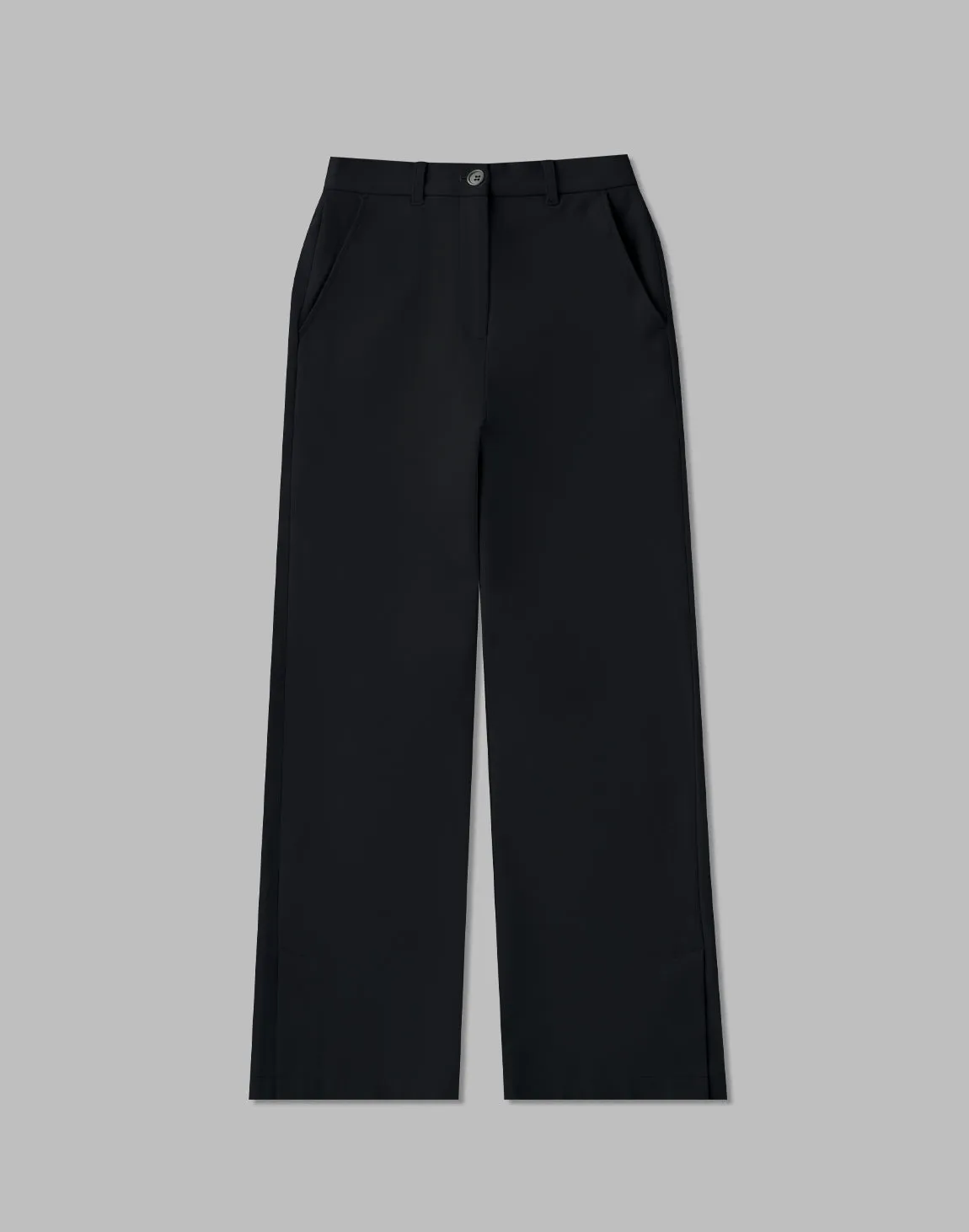 CRONOS WOMEN EASY CARE STRETCH PANTS【BLACK】