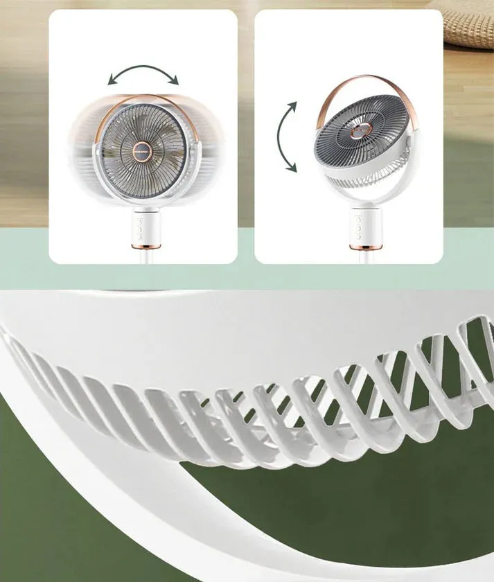 Crony JY2219 Retractable floor fan Household floor electric fan air circulation vertical strong wind strong mute desktop