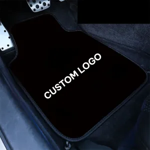 Custom Text For Carpet Floor Mats Set of 4pcs, Compatible with All Cars, Fit Car Floor Mats, All Weather Protection, Universal Type SA13984