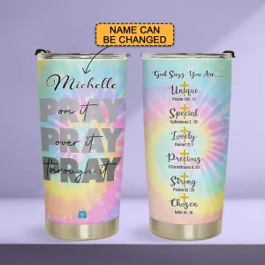 Discover the Perfect Gift: GOD Says You AreStainless Steel Tumbler | CHRISTIANARTBAG