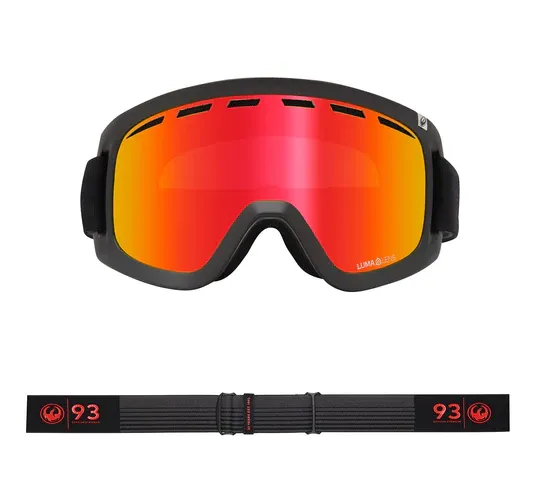 Dragon D1 OTG Snow Goggle With Red Ion Lens - 30 Years