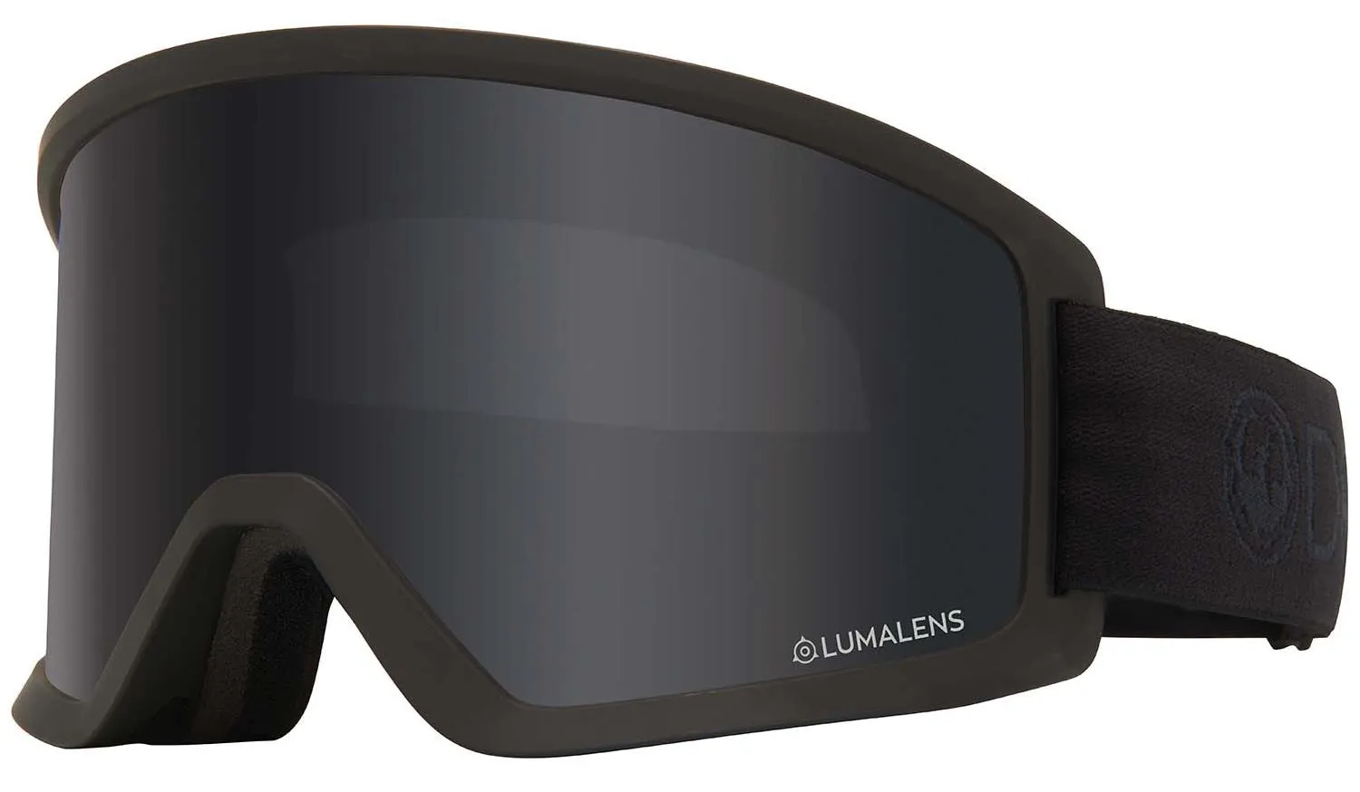 Dragon DX3 OTG Snow Goggles Blackout / Lumalens Dark Smoke