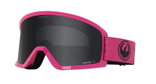 Dragon DX3 OTG Snow Goggles Blasted Pink / Lumalens Dark Smoke
