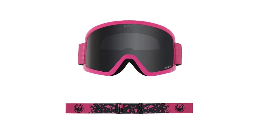 Dragon DX3 OTG Snow Goggles Blasted Pink / Lumalens Dark Smoke