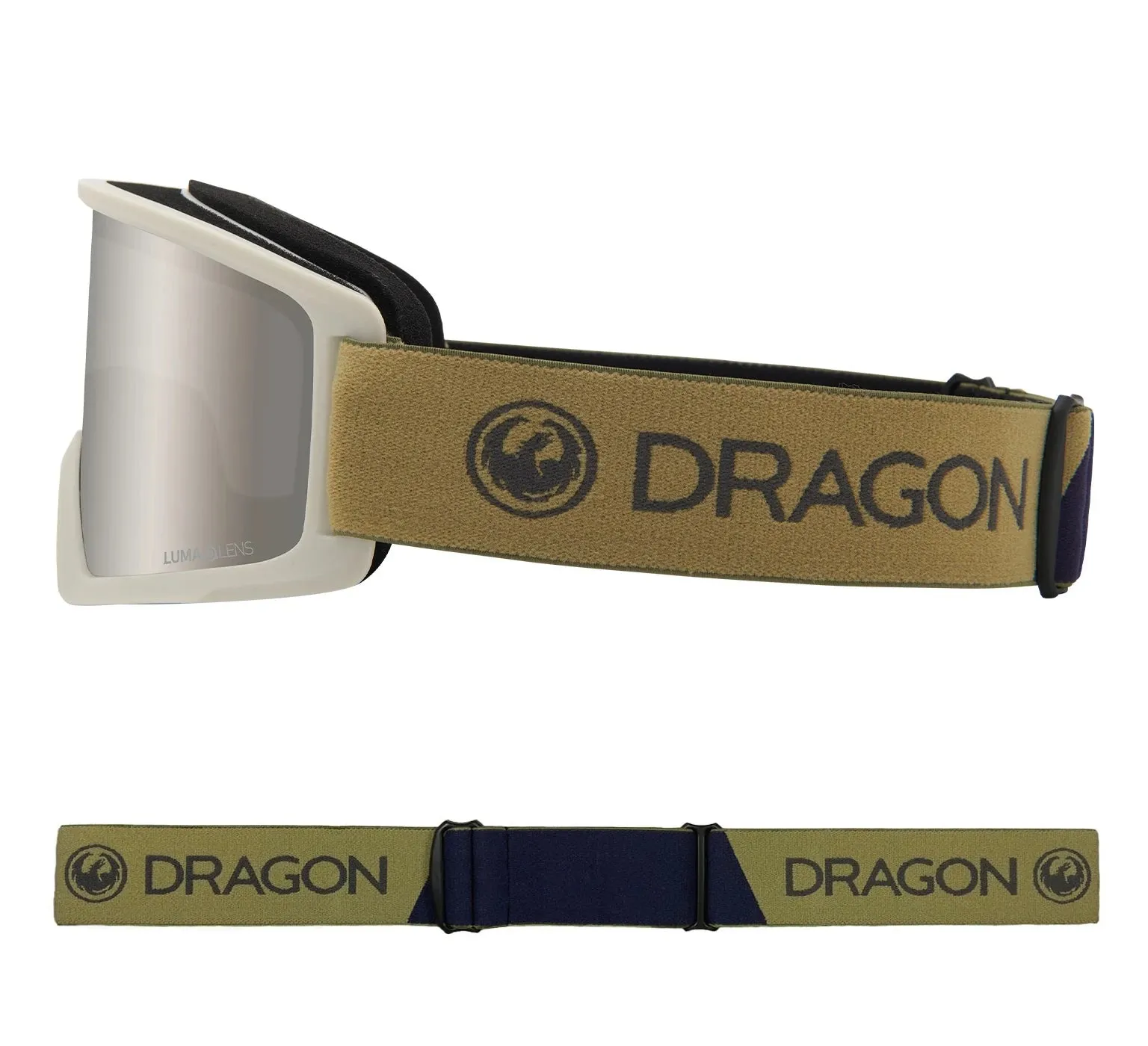 Dragon DX3 OTG Snow Goggles Block Beige / Lumalens Silver Ion
