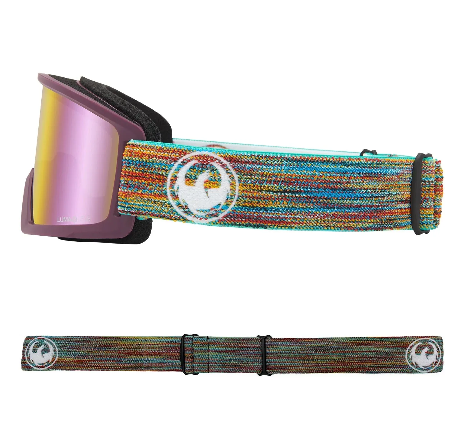 Dragon DX3 OTG Snow Goggles Shred Together / Lumalens Pink Ion