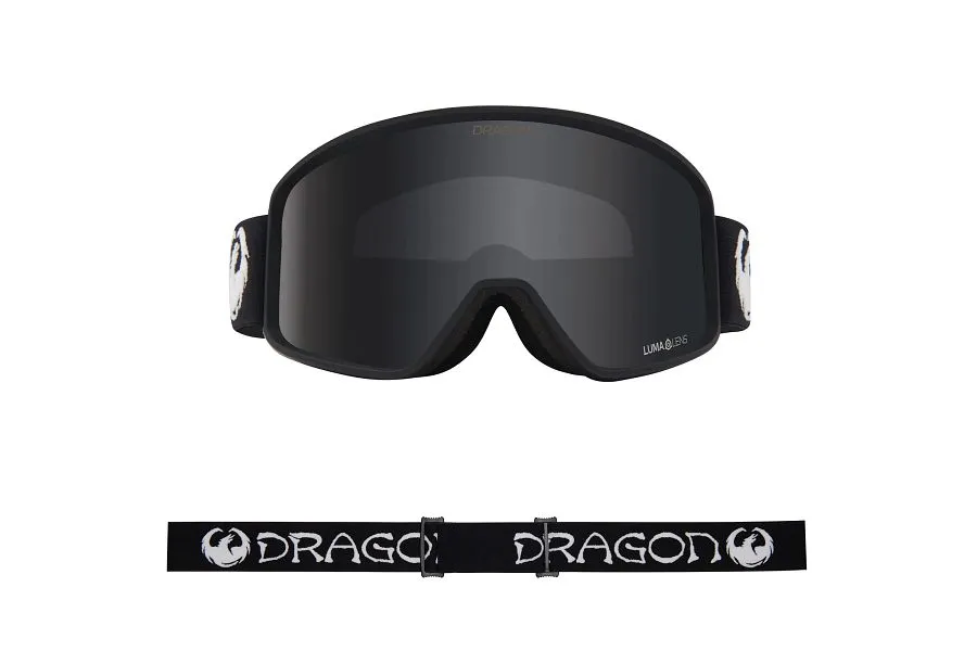 Dragon DXT OTG Snow Goggles Low Bridge Classic Black / Lumalens Dark Smoke