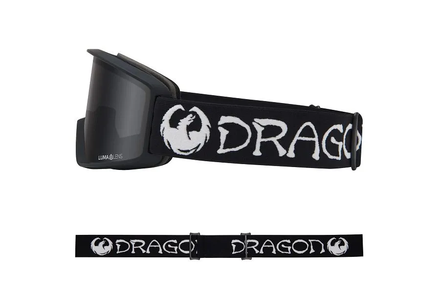 Dragon DXT OTG Snow Goggles Low Bridge Classic Black / Lumalens Dark Smoke