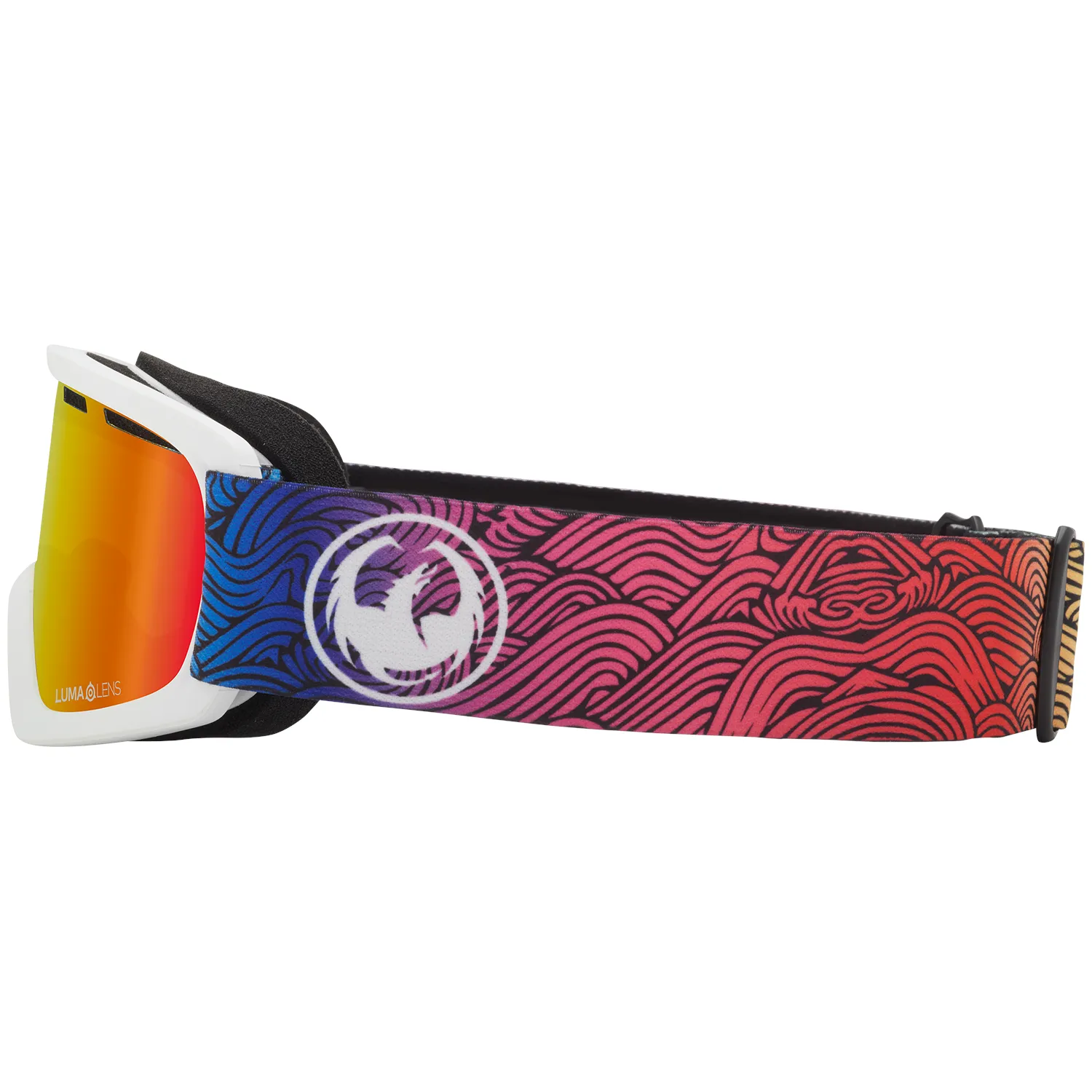 Dragon Lil D Snow Goggles Curly / Lumalens Red Ion