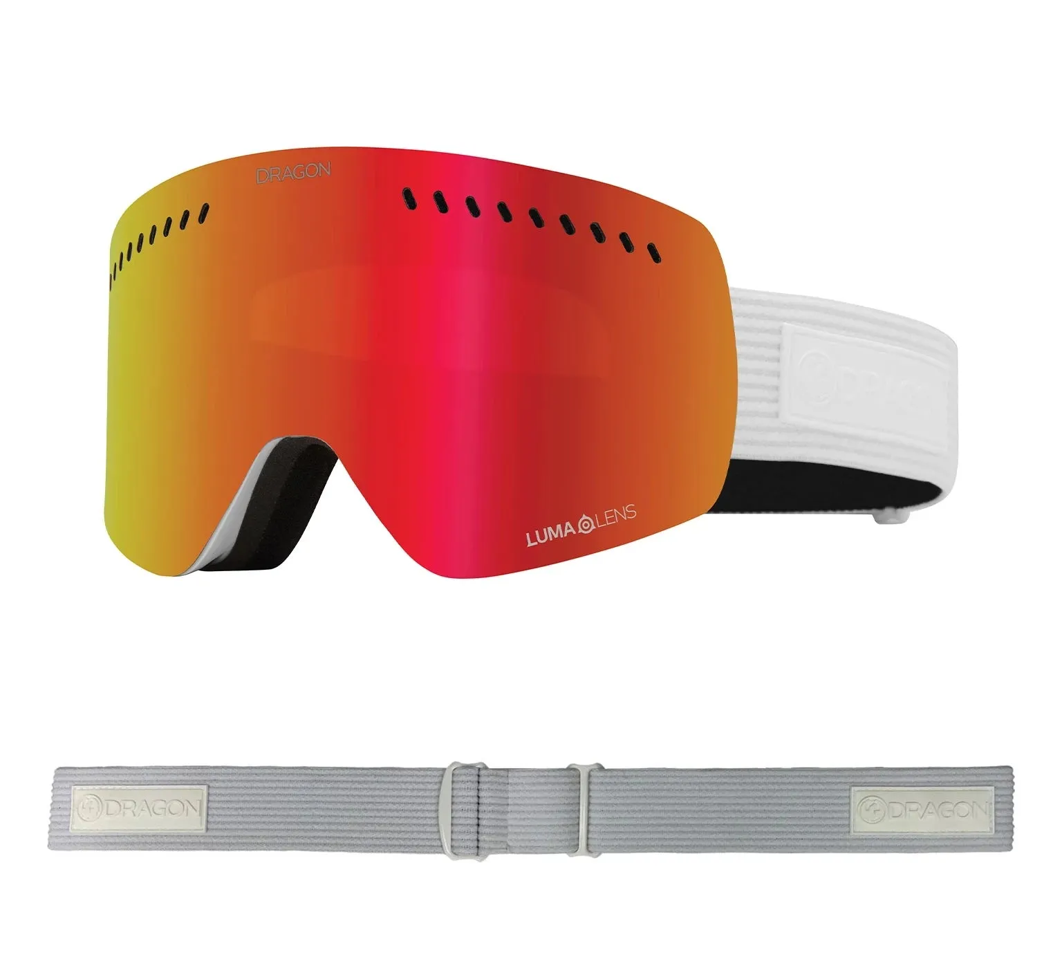 Dragon NFXS Snow Goggles 2022 Corduroy / Lumalens Red Ion   Spare Lens