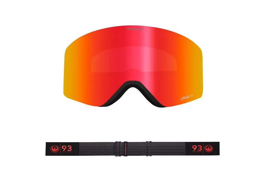 Dragon R1 OTG Snow Goggles Low Bridge 30 Years / Lumalens Red Ion   Lumalens Light Rose