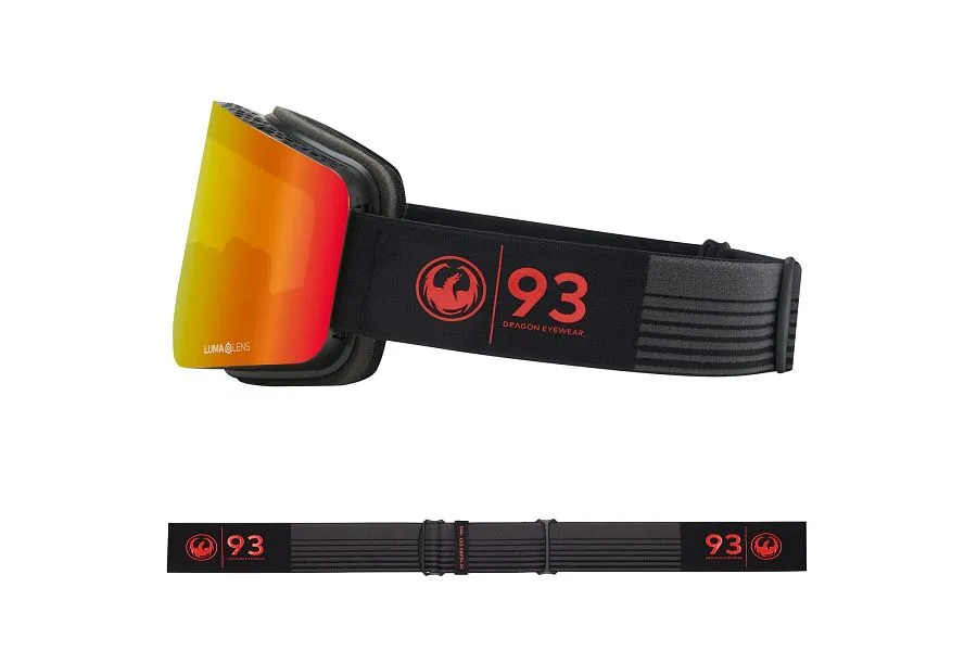 Dragon R1 OTG Snow Goggles Low Bridge 30 Years / Lumalens Red Ion   Lumalens Light Rose