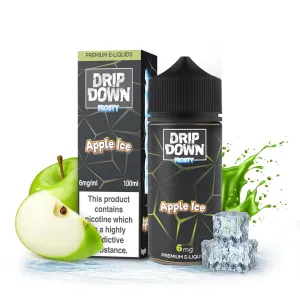 DRIP DOWN FROSTY APPLE ICE 100ML 06MG