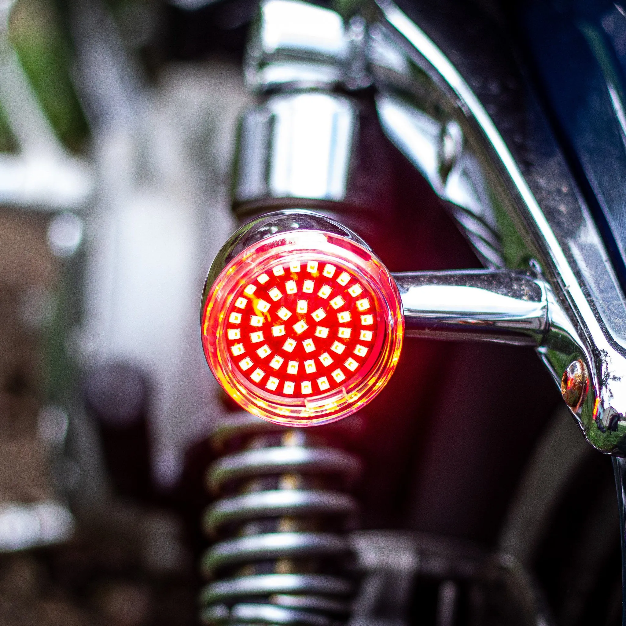 Eagle Lights SUNBURST Rear 2" LED 1156 Turn Signals for Harley Davidson