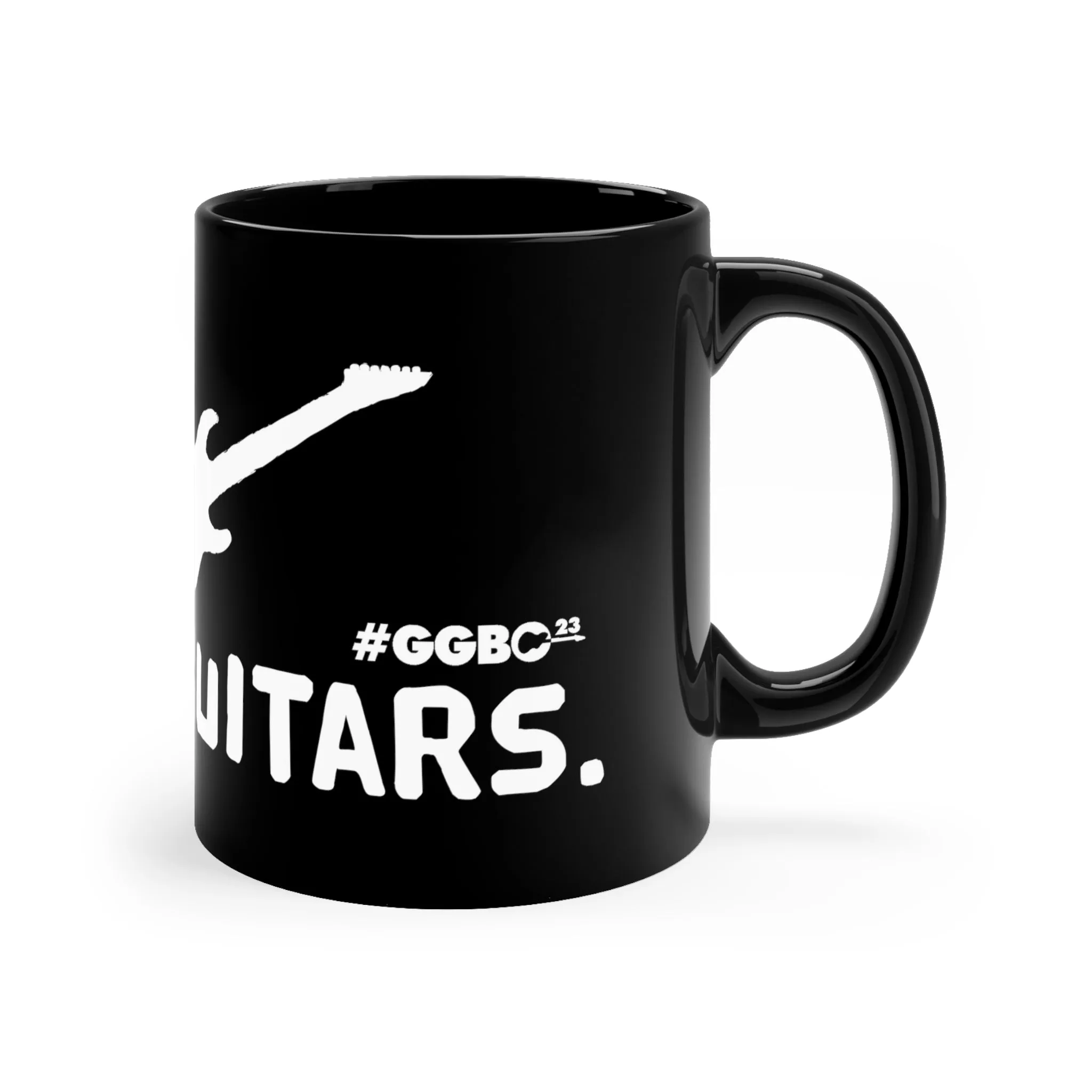 Eat, Sleep, Build Guitars - 11oz Black Mug