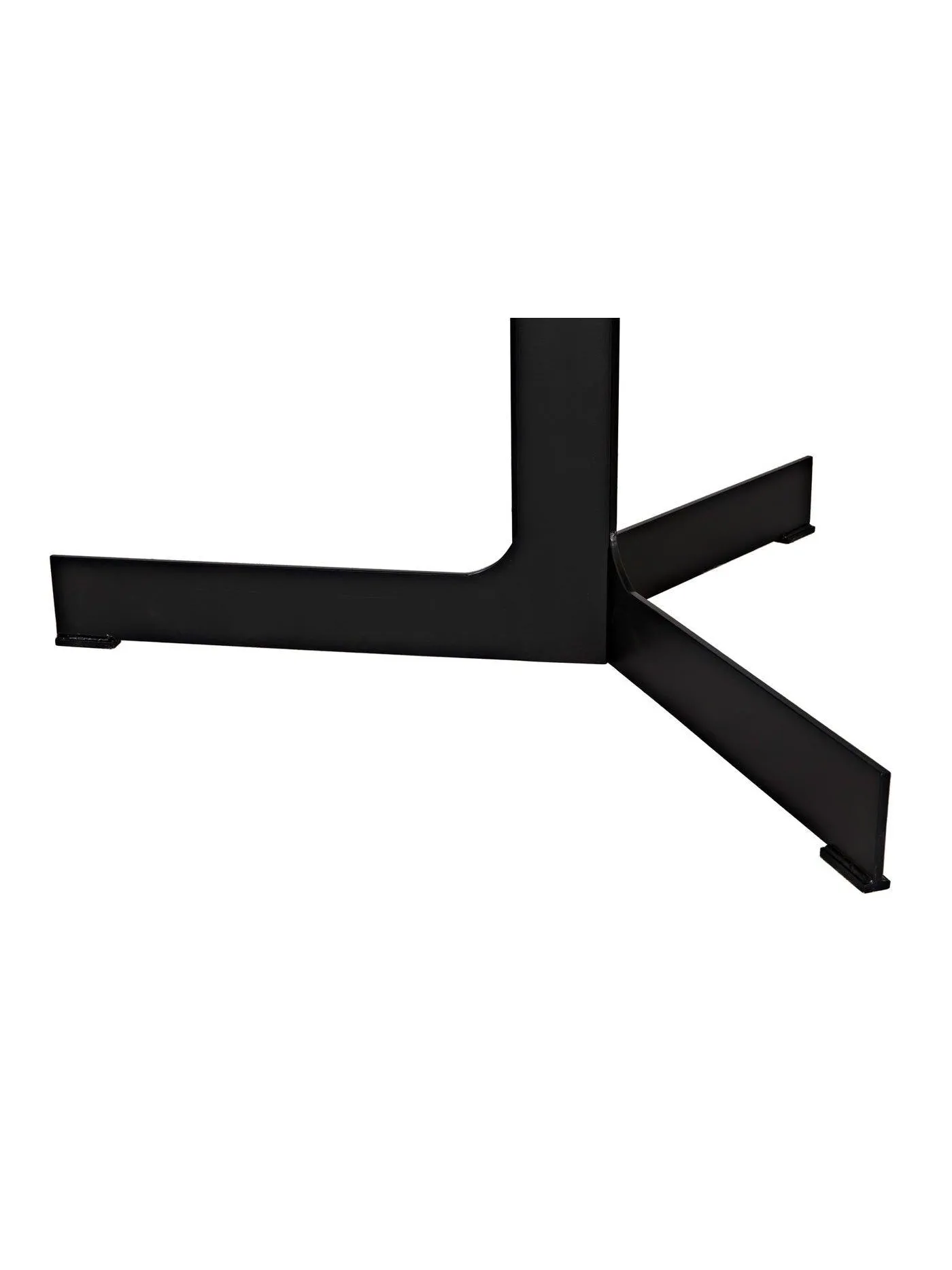 Edward Dining Table, Alder/Steel Base