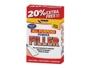 Everbuild All Purpose Powder Filler 1.5Kg   20% Free