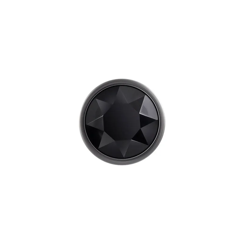 Evolved Black Gem Small Metallic Anal Plug