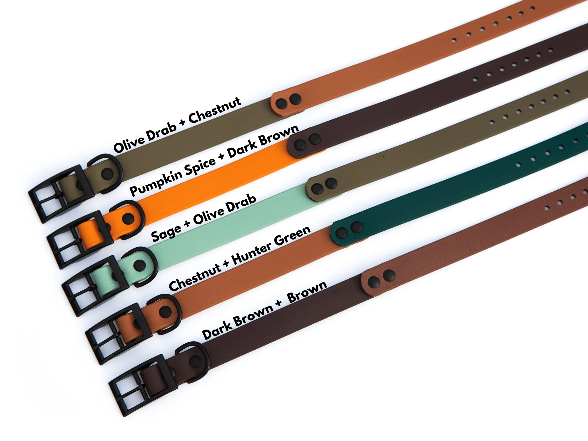 Fall/Autumn BioThane® Collars