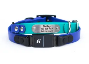 Fi Compatible Series 3 BioThane® Collar With Personalized Nameplate