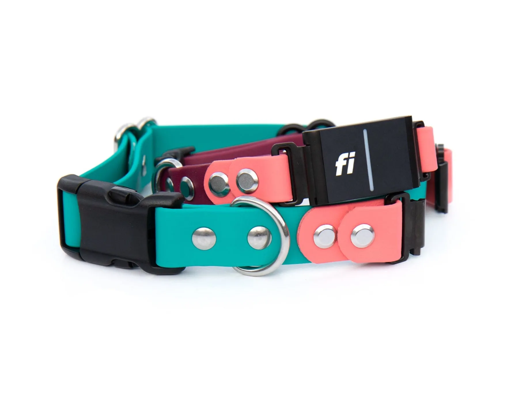 Fi Compatible Series 3 Side Release Buckle BioThane® Collar