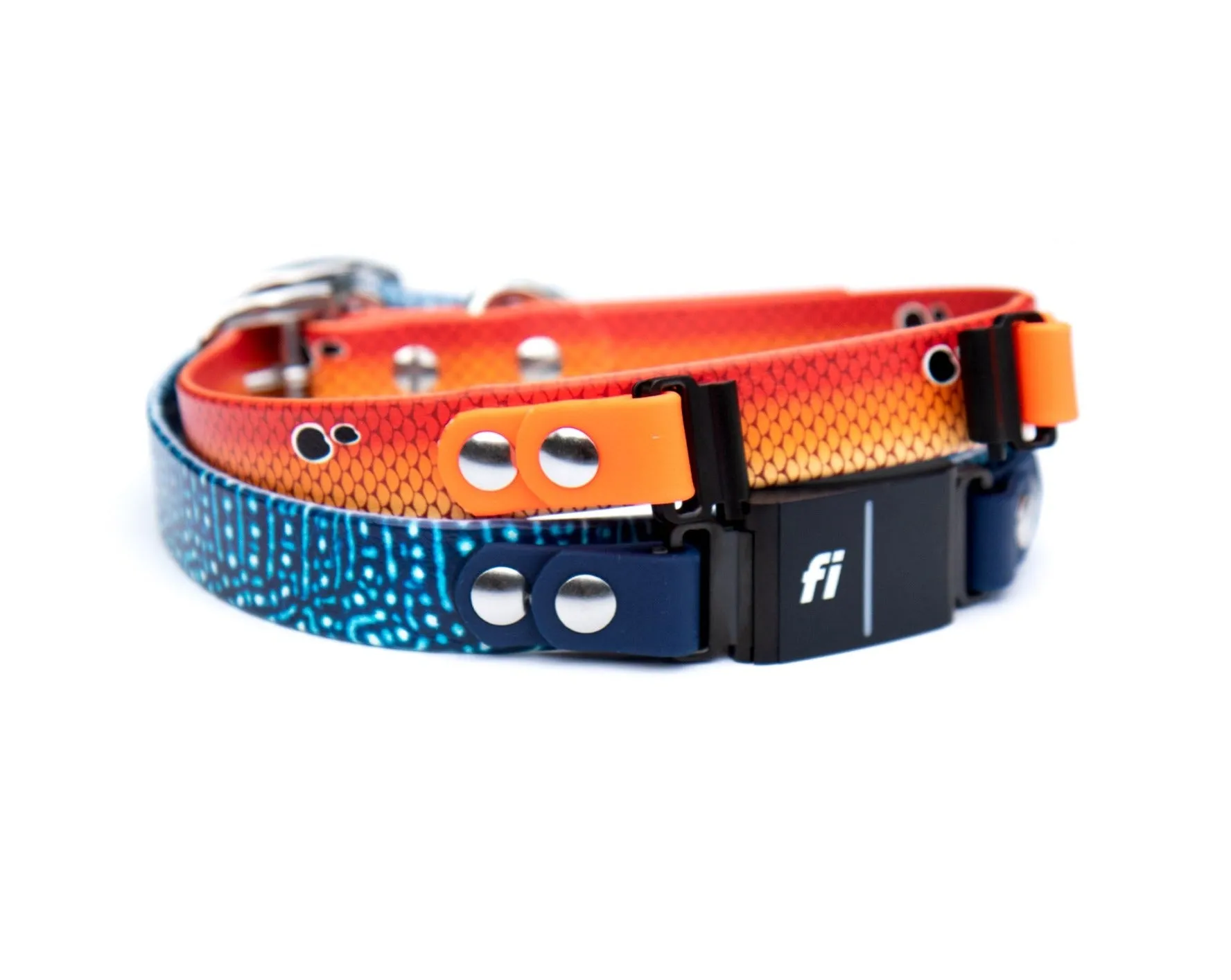 Fi Series 3 Compatible 3/4" or 1" Patterned BioThane® Collar