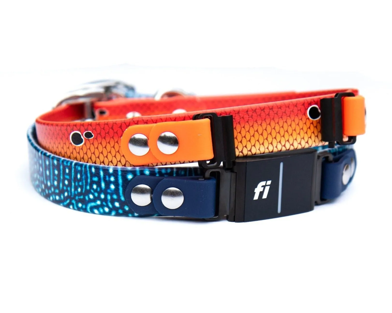 Fi Series 3 Compatible 3/4" or 1" Patterned BioThane® Collar