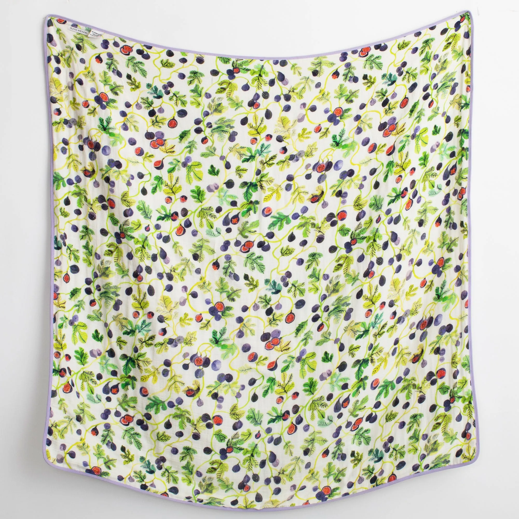 Figs and Lions Baby Quilt