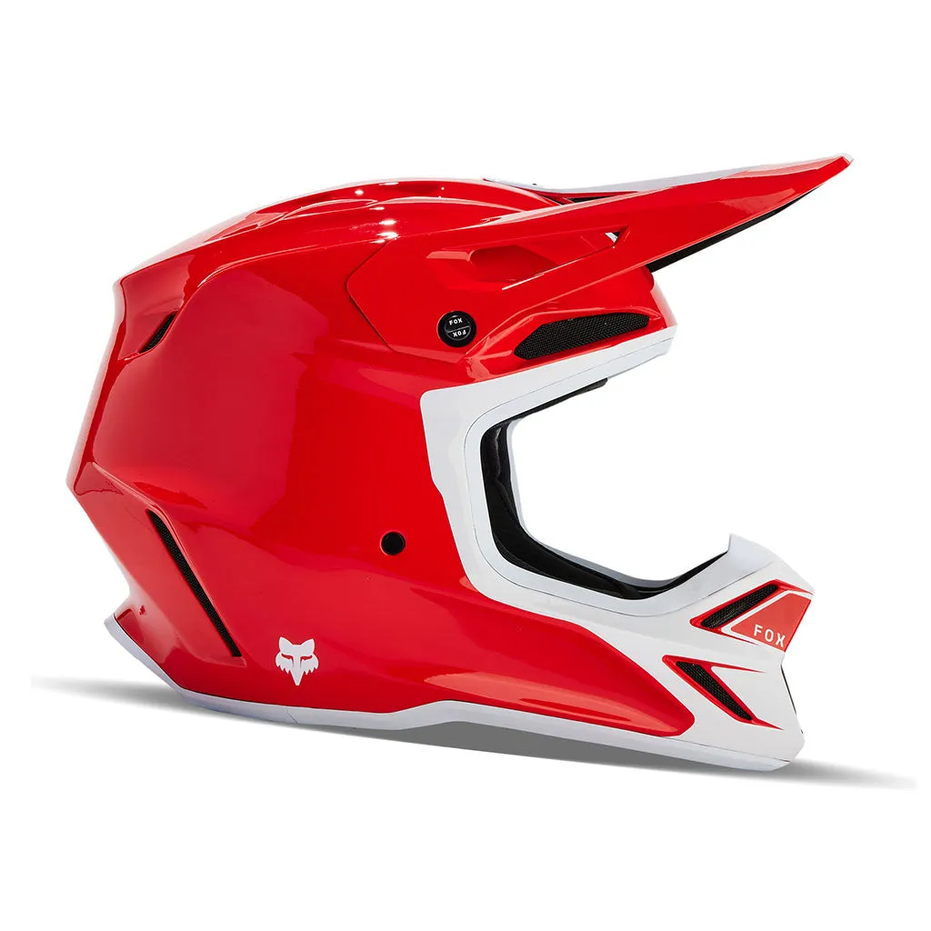 Fox - 2024 V3RS Optical Carbon/Red Helmet