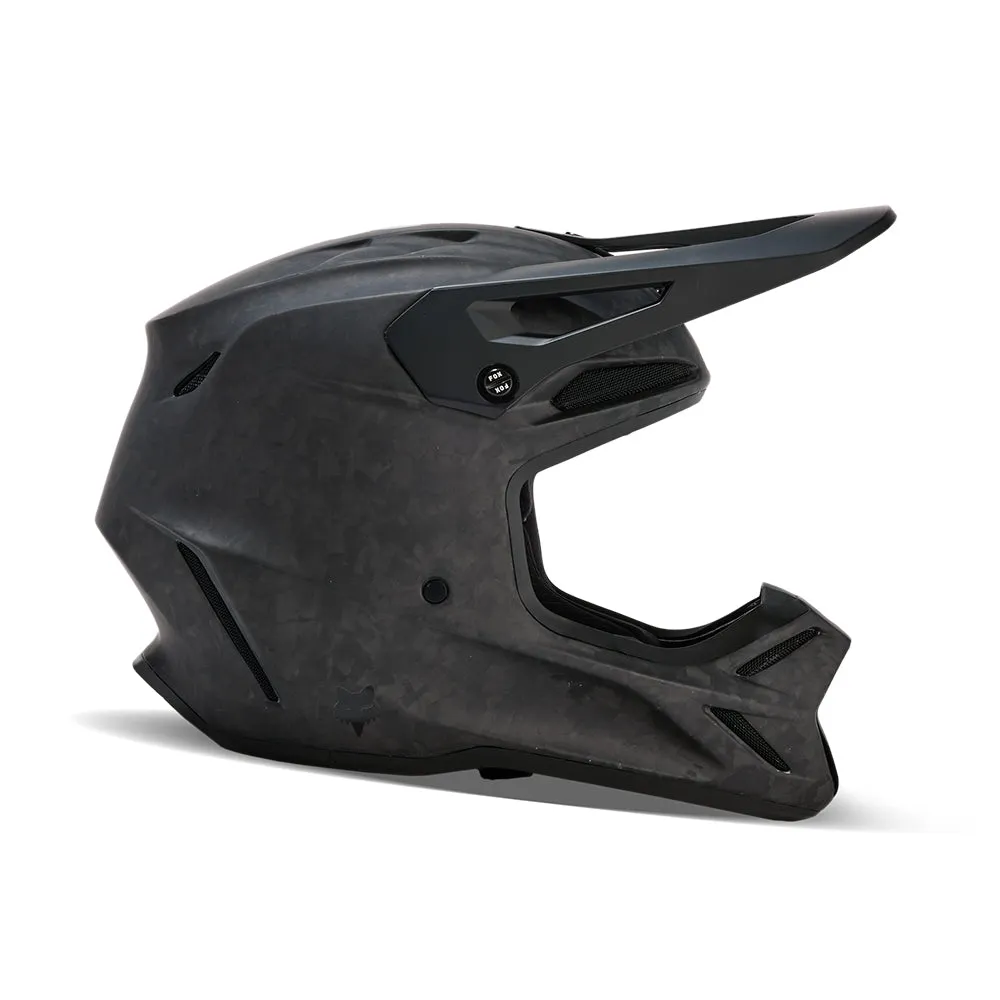 FOX V3 RS CARBON SOLID HELMET MIPS CE [MATTE BLACK]