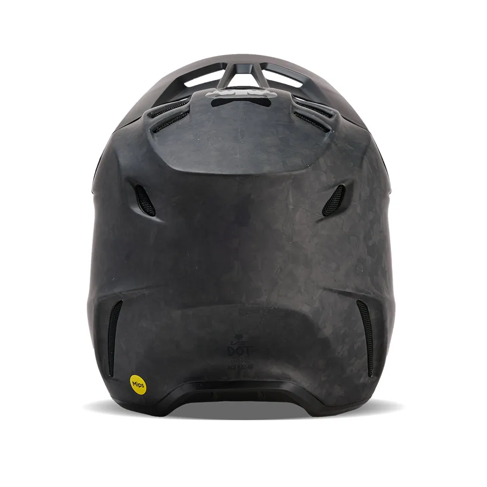 FOX V3 RS CARBON SOLID HELMET MIPS CE [MATTE BLACK]