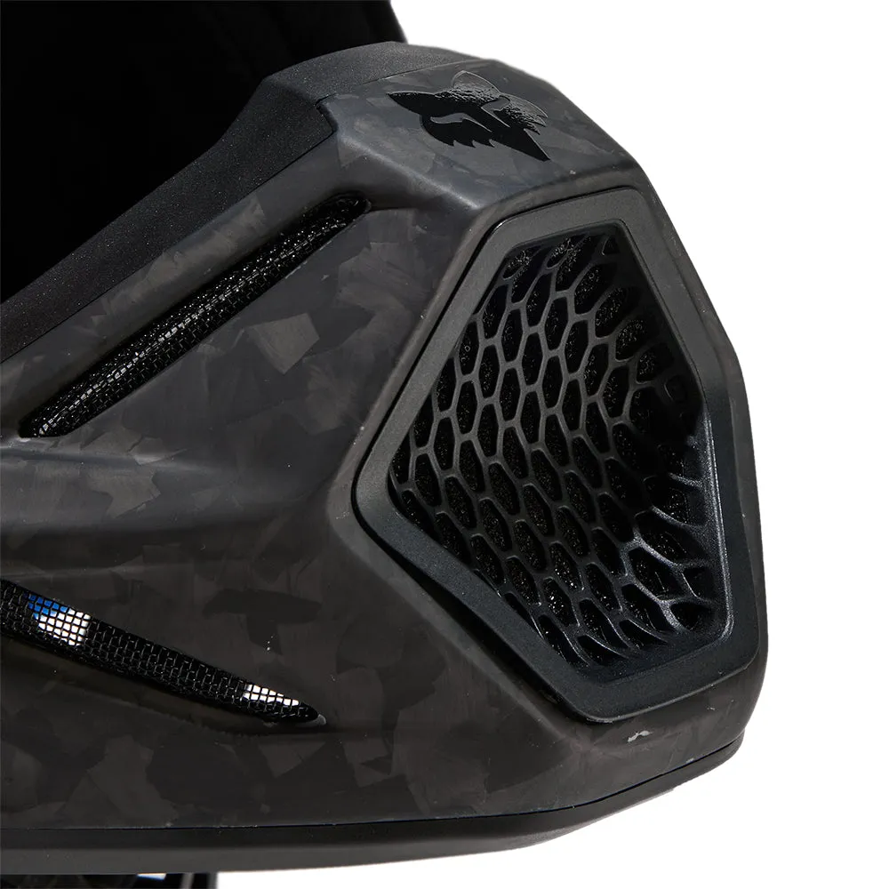 FOX V3 RS CARBON SOLID HELMET MIPS CE [MATTE BLACK]