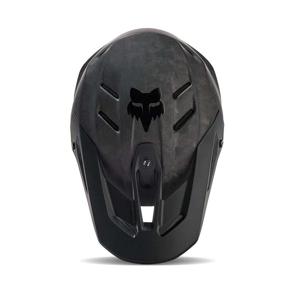 FOX V3 RS CARBON SOLID HELMET MIPS CE [MATTE BLACK]