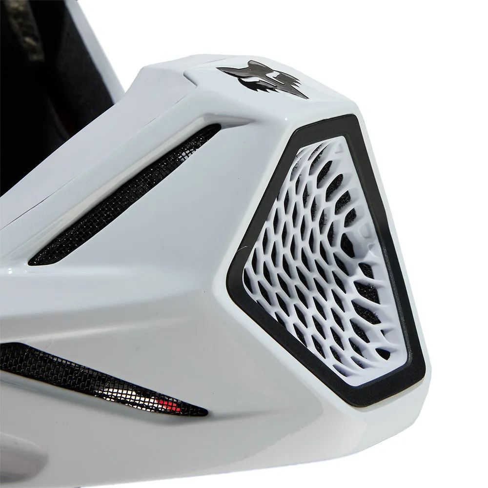 FOX V3 RS CARBON SOLID HELMET MIPS CE [WHITE]
