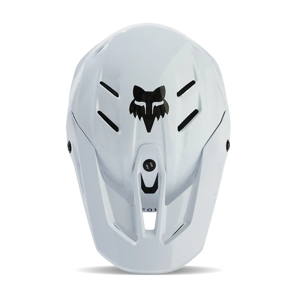FOX V3 RS CARBON SOLID HELMET MIPS CE [WHITE]