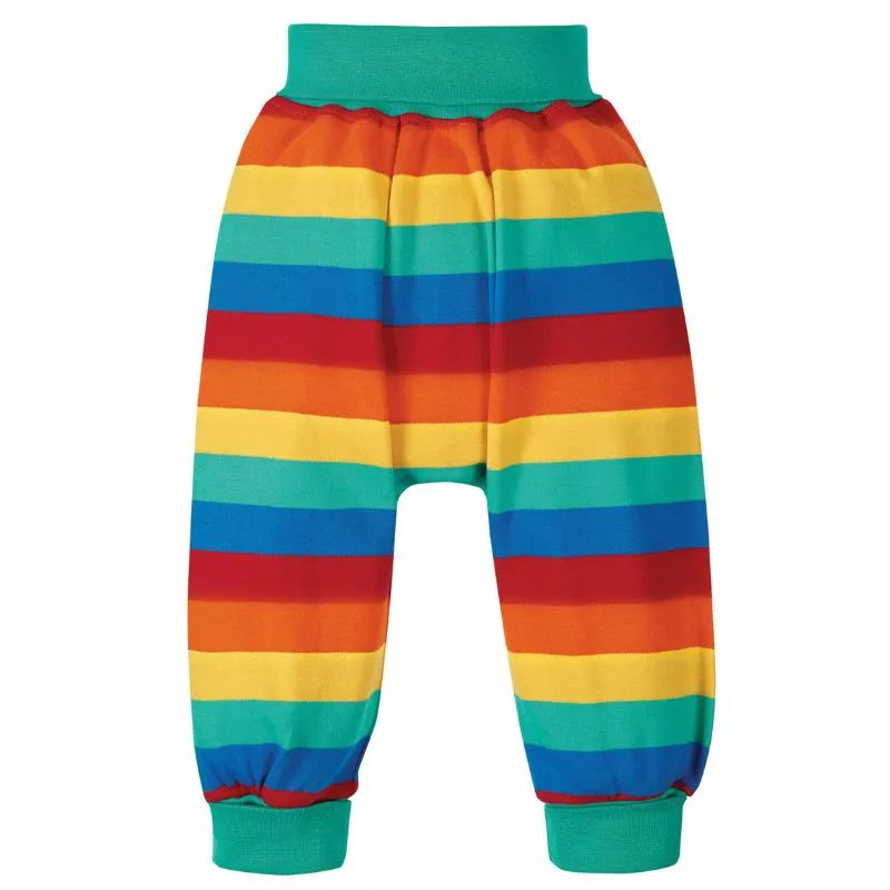 Frugi Parsnip Pants - Rainbow Stripe