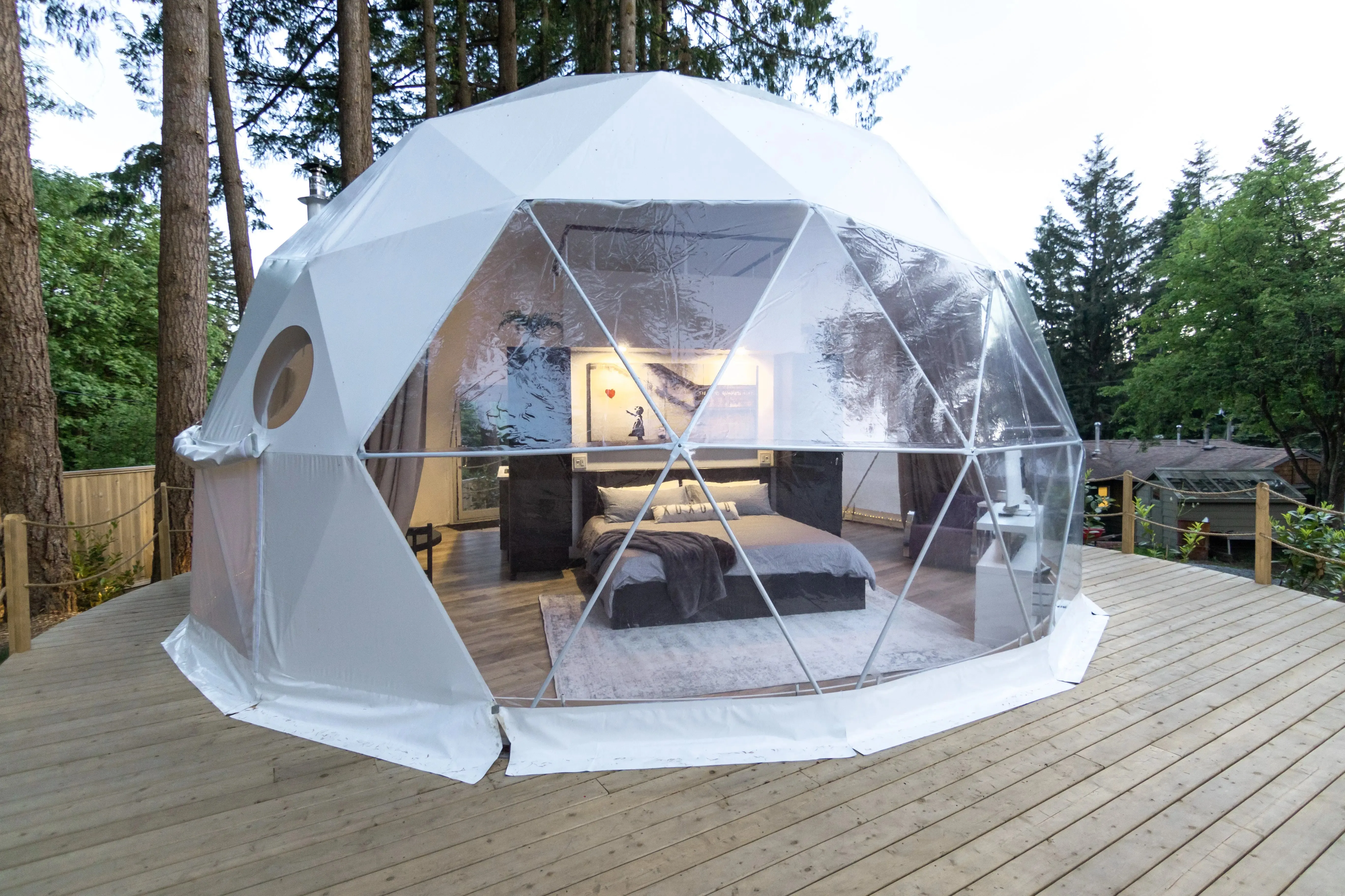Glamping Geodesic Dome Tent Large 26'