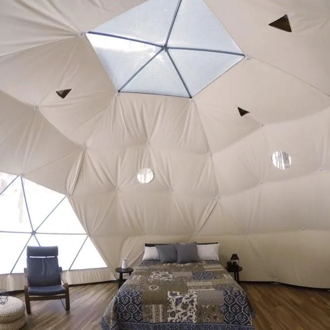 Glamping Geodesic Dome Tent Large 26'