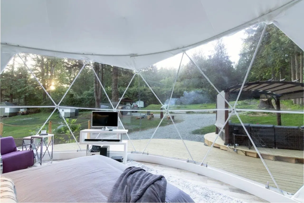 Glamping Geodesic Dome Tent Large 26'